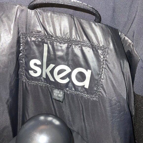 Skea Ski Jacket Womens Size 8 Sequin Embellished Snow Zipper Snap Cuffs Pockets - Picture 4 of 13